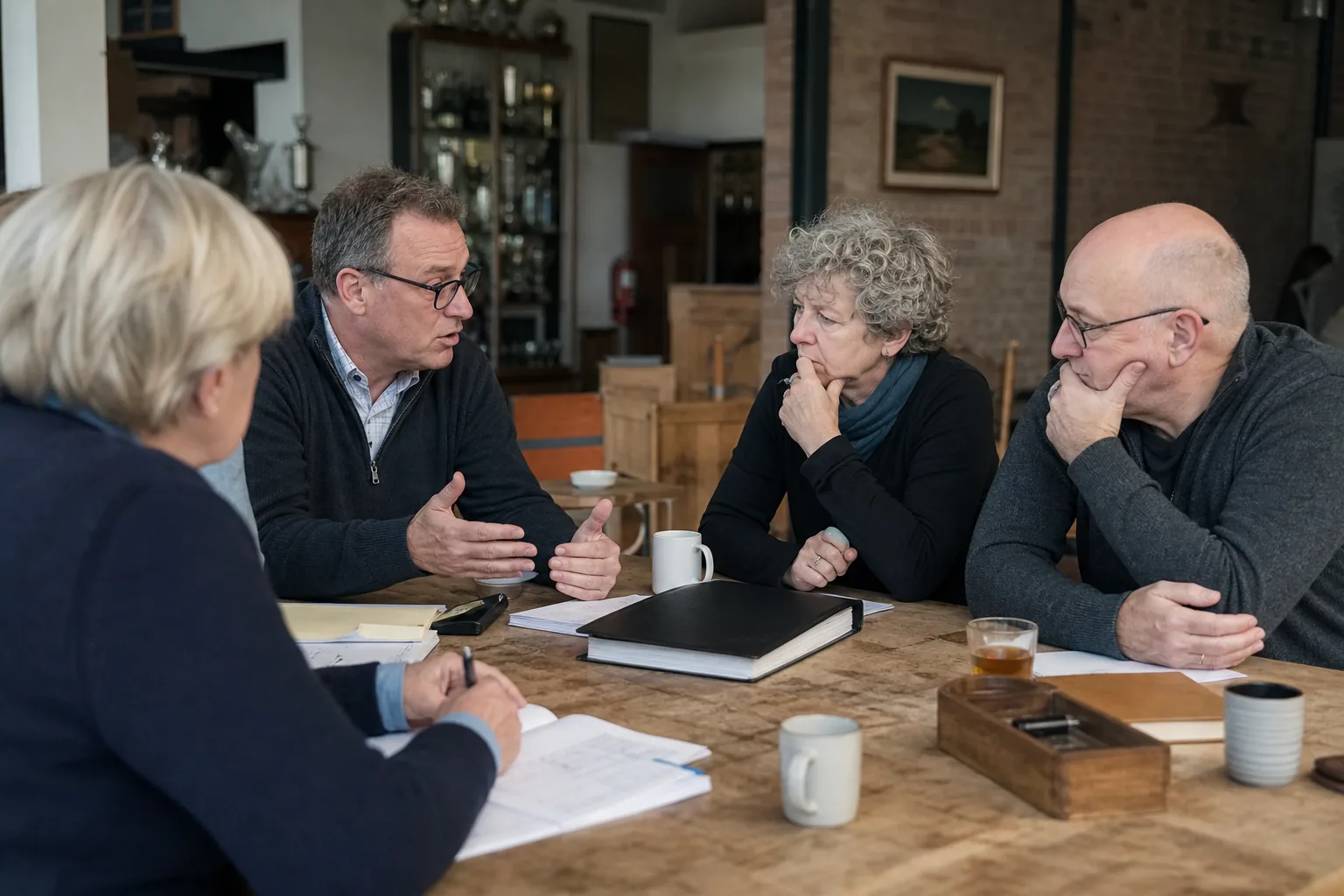 Een Nederlandse vereniging of culturele plek. Beeld bij het artikel: Is een gedeelde map genoeg of heeft uw bestuur een echt bestuursdossier nodig?